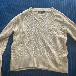 COPY - cream cable knit rory gilmore sweater